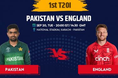 Pakistan vs England, 1st T20I
