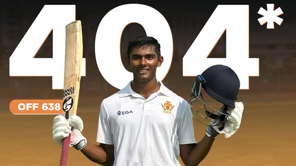 Prakhar Chaturvedi breaks Yuvraj