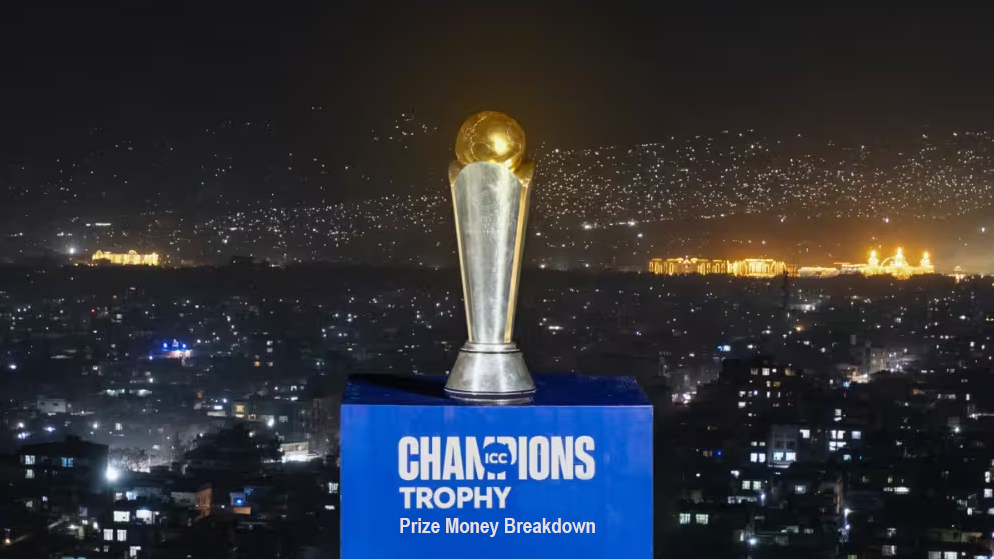 Champions Trophy 2025 Prize Money Breakdown